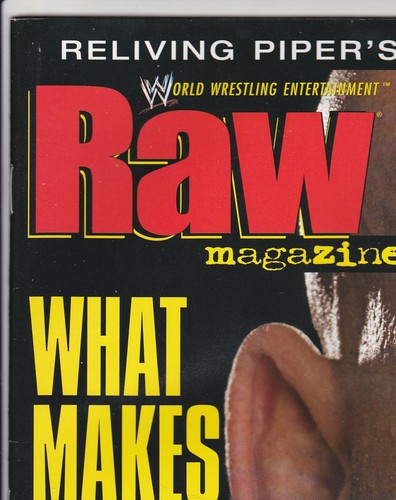 WWE Raw Magazine August 2003 Wrestling Bill Goldberg Rowdy Roddy Piper WWF - Picture 3 of 10