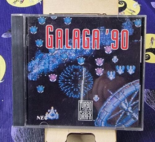 Galaga '90 (TurboGrafx-16, 1989) CIC Complete In Case, Tested & Working