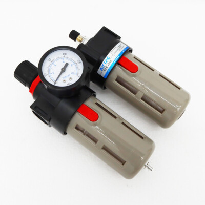 1/2''NPT Air Line Piggyback Regulator/Filter Combo Air System Accessory 40micron