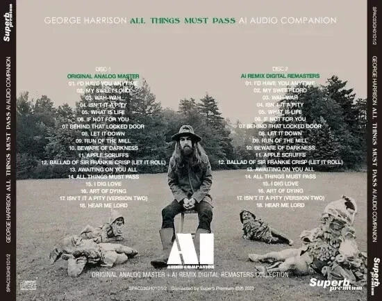 GEORGE HARRISON / AI - AUDIO COMPANION ORIGINAL ANALOG MASTER + AI REMIX 8CD Foto 3 de 4