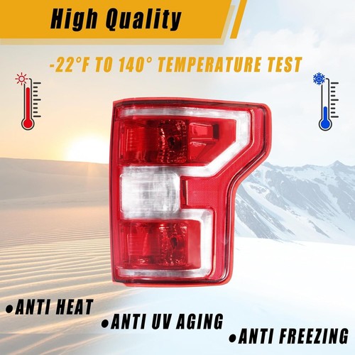 F150 Tail Light Compatible with 2018 2019 2020 Ford F150 F-150 Driver and Passen - Picture 7 of 8
