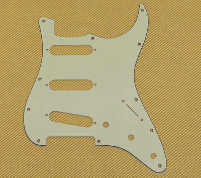 099-2144-000 Genuine Fender Mint Strat/Stratocaster Guitar Standard Pickguard 