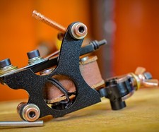 Handmade tattoo machine fine liner 3-11rs - Running 150-160 Hz  4V, 140 grams