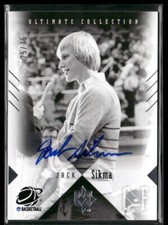 2010 UD Ultimate Collection Auto /75 - Jack Sikma - Illinois Wesleyan HOF!