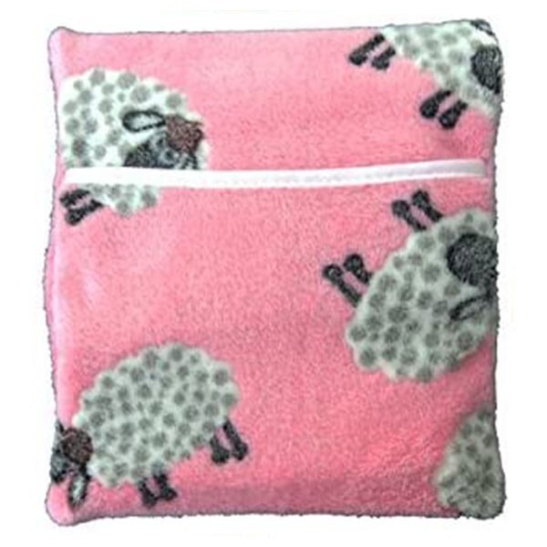 Hotties Microwave hot water bottle Fleece Sheep (Pink) eBay