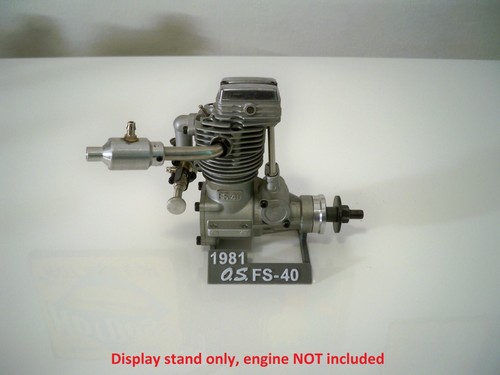 Vintage OS Graupner Nitro Engine Motor FS 20-26-30-40-48...Custom Display Stand - Photo 8/67