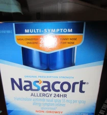 NASACORT ALLERGY 24HR ALLERGY SPRAY 120/SPRAYS EXP: 2026 dates