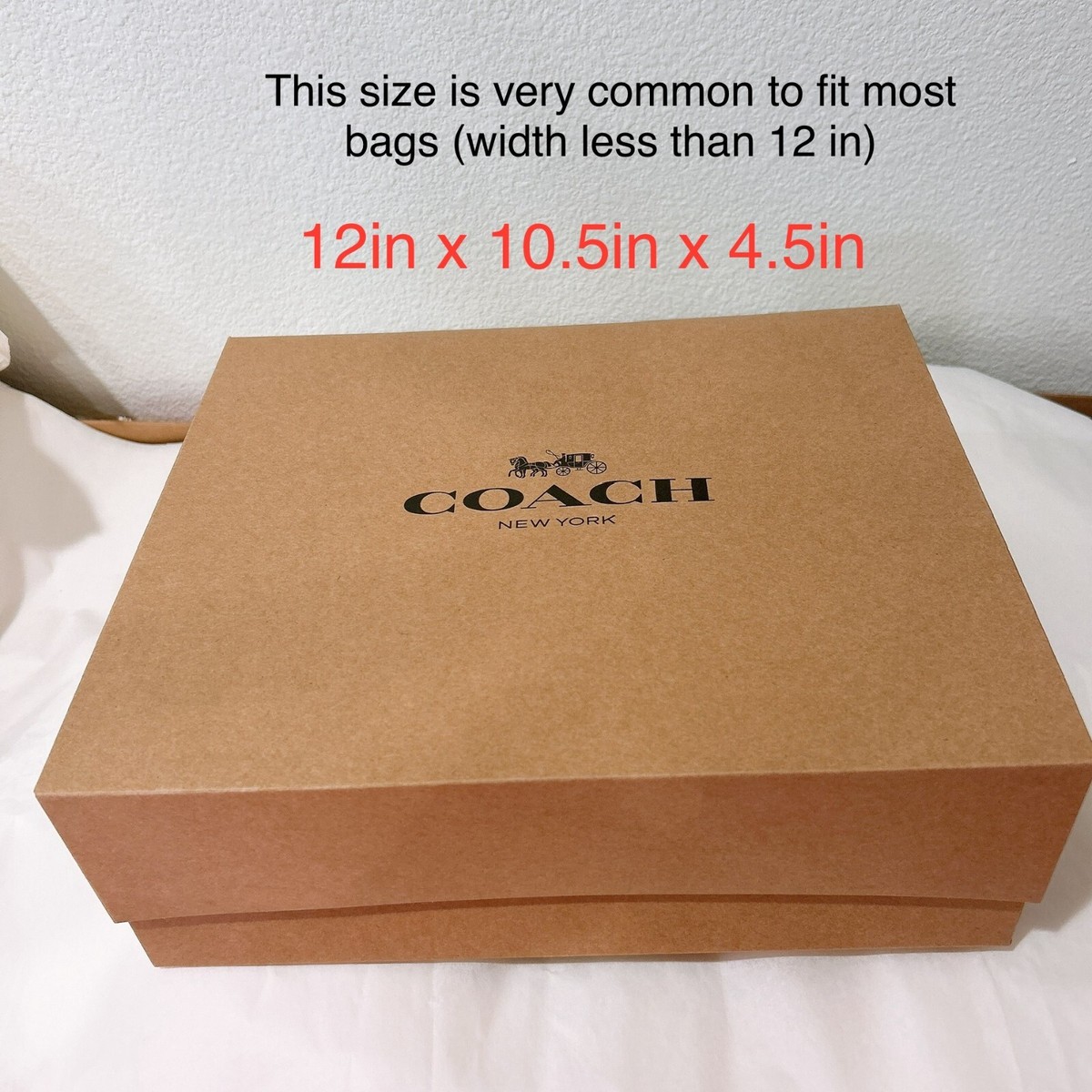 Coach Brown Gift Box Coach Gift Box 6.5 main image 3