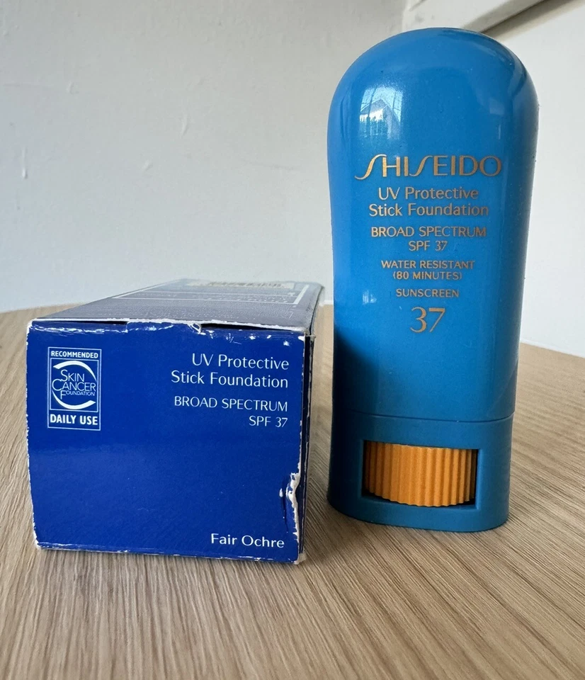 Shiseido UV Protective Stick Foundation SPF 37 OCHRE 0.31 Oz. RARE- New! - Image 2 of 3