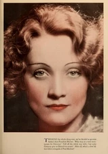 MARLENE DIETRICH Magazine Page Image 1931 - 5 x 7 inch Print