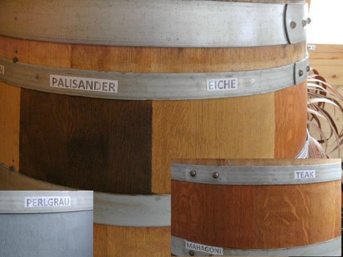 60Liter neues Kastanienholzfass Holzfass-H.63cm D.53cm Wasserfass Dekofass Fass - Bild 9 von 9