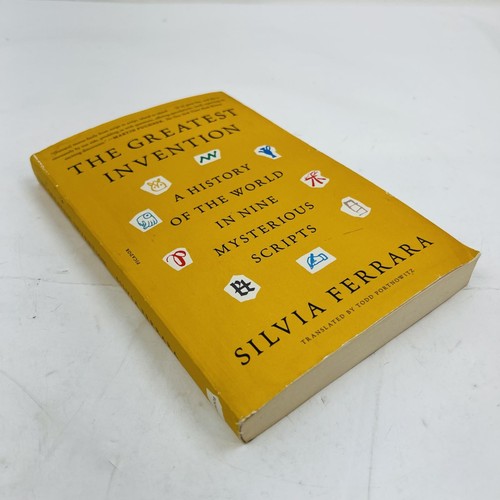 The Greatest Invention by Silvia Ferrara - History of World Scripts Hardcover Bo - Picture 2 of 3