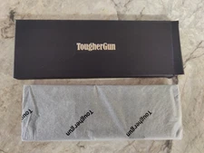 Toughergun Slim RFID Wallet for Men with Money Clip / ID Window ribbed