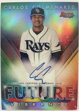 Carlos Colmenarez 2021 Bowman's Best Future  Vibrance Refractor /150 Tampa Rays