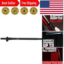 Universal Speaker Sub Pole with 20mm Adapter - Supports 132 lbs Load Capacity