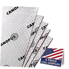 Sound Deadening Mat for Cars, 50 mil 36 sqft, Pack of 18 Silver - 36 sqft