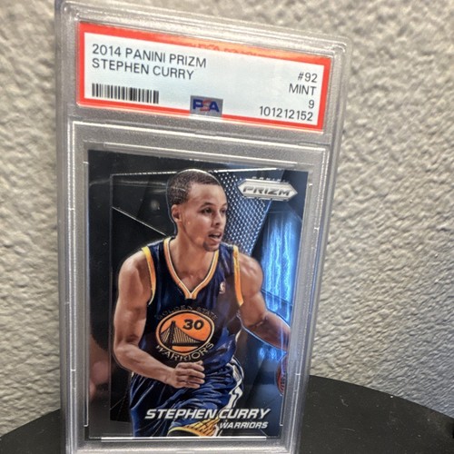Panini 2014-15 Prizm Stephen Curry #92 PSA 9 Golden State Warriors