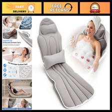 Luxury Full Body Bath Pillow - 5D Air Mesh Spa Cushion with Adjustable Support,
