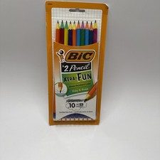 BIC Break Resistant Lead Mechanical Pencils, #2 Two Tone Asst Colors, 10 Pack