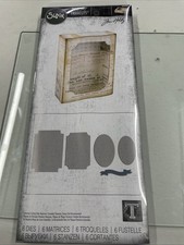 Sizzix Bigz XL Die with Framelits by Tim Holtz Curio Box 664419