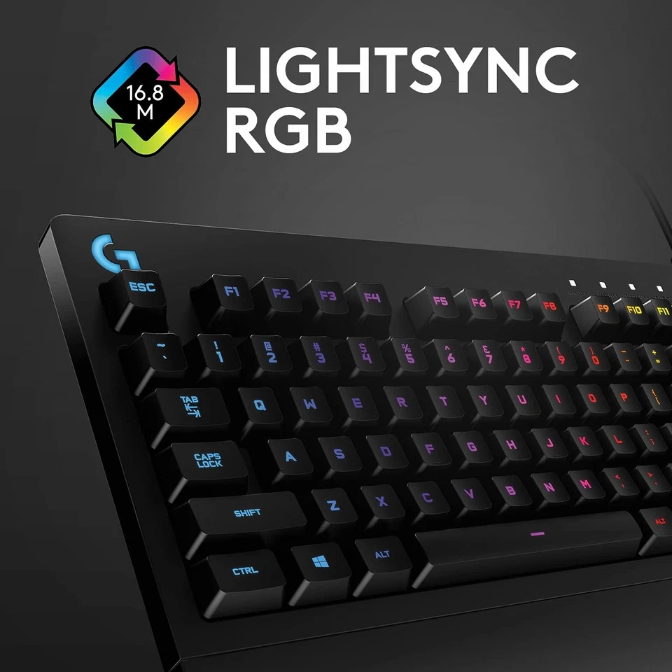 Logitech G G213 Prodigy Gaming Keyboard, LIGHTSYNC RGB Backlit Keys,...  - Image 4 of 4