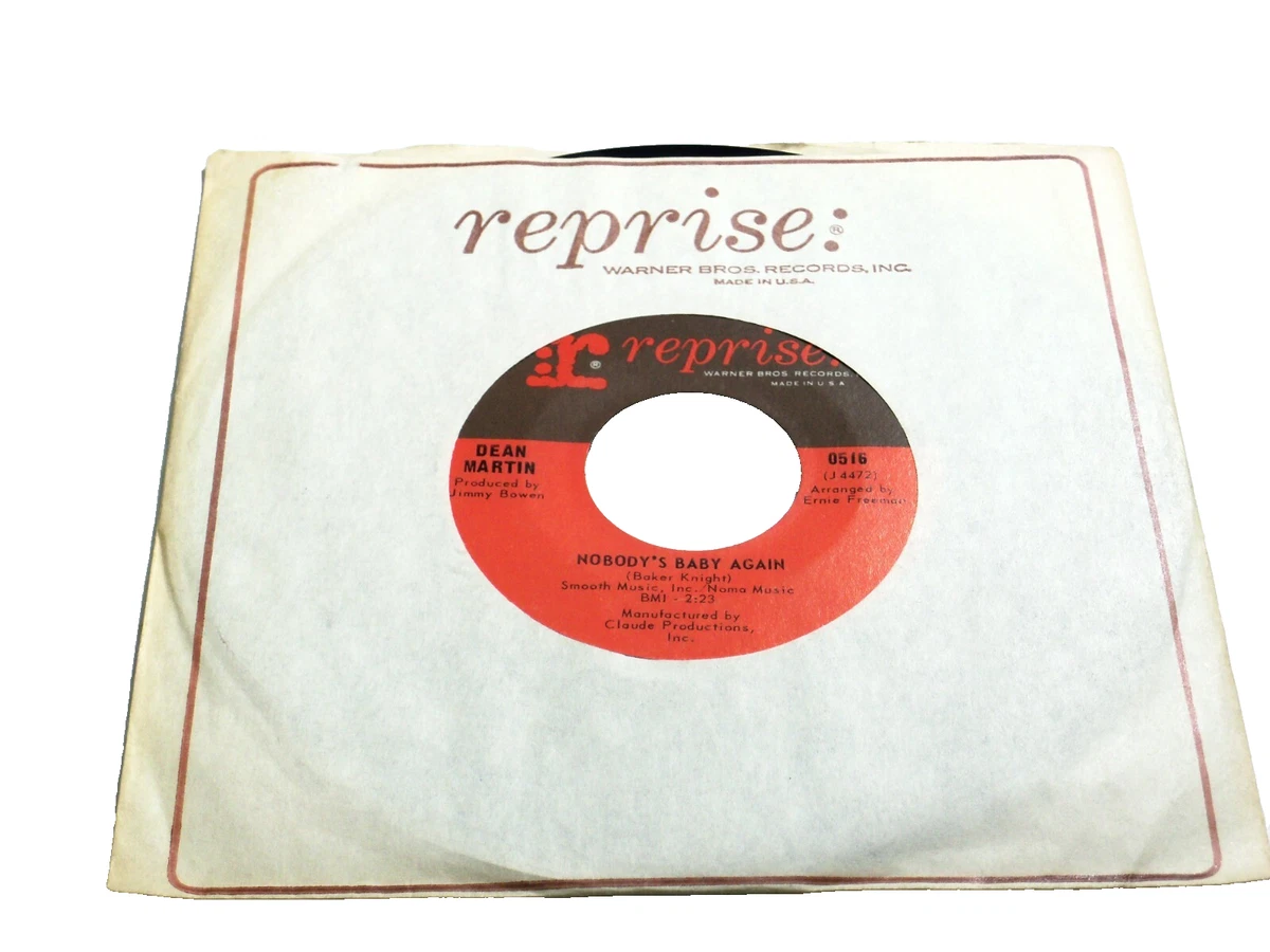 Dean Martin Mint (M) Grading 45 RPM Speed Vinyl Records for sale