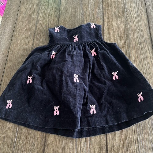 Rare Editions Girls 12 Month Corduroy Jumper Dress Ballet - Picture 6 of 6