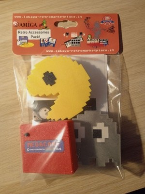 Commodore 64 PacMan Collection + GAMES PACK Cartridge + Gadget3D!