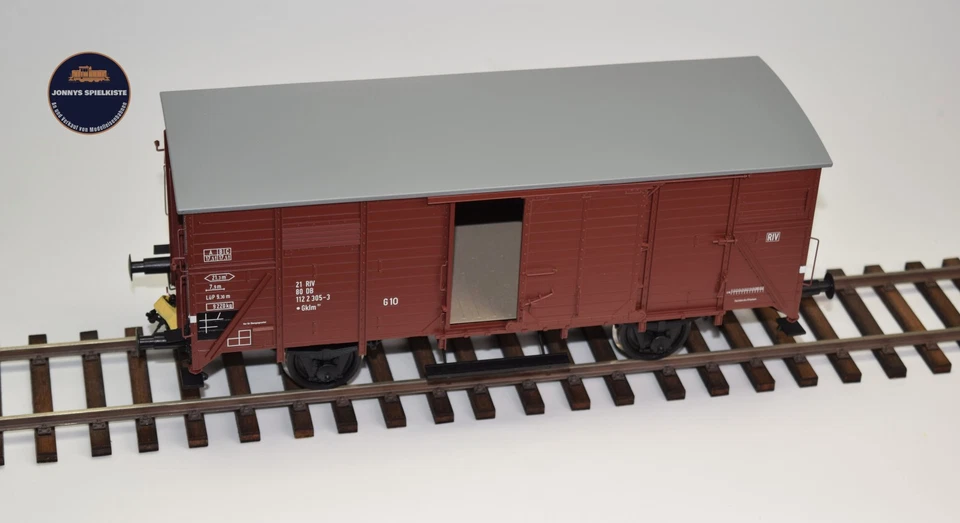 KM 1 Spur 1 - NEM Güterwagen G10, ungebremst, DB Ep. IV Art.-Nr. 201030 - Bild 2 von 4