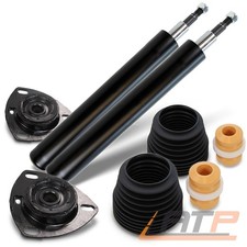 2x ÖL ÖLDRUCK STOSSDÄMPFER + DOMLAGER + PROTECTION-KIT VORNE FÜR AUDI 100 C4 4A