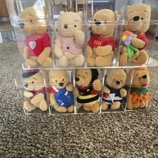 Disney Winnie the Pooh  Friends Beanbag Plush Lot 8" 9 Pieces Ages 3-7