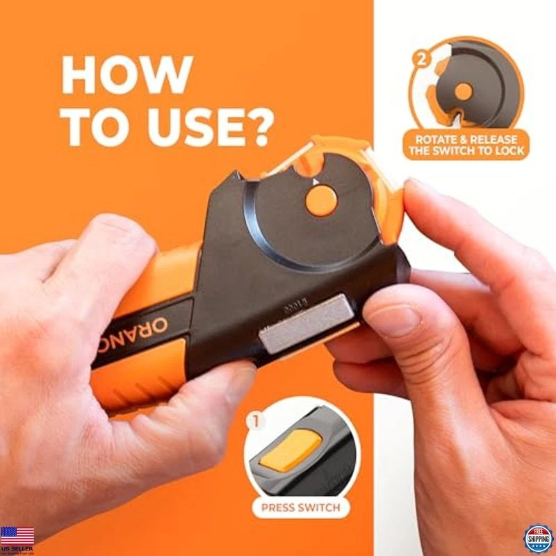 7-in-1 Garden Tool & Knife Sharpener for Blades, Axes, Pruners & Shears - Image 4 of 4