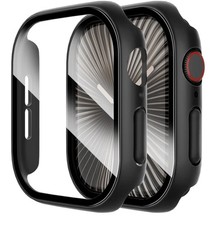 For Apple Watch Series 11/10 Case 46mm Glass Screen Protector Protective Cover