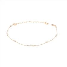 ete Pearl Bracelet K10(YG) 1.0g With adjuster