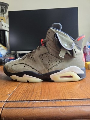 Travis Scott Men's Air Jordan 6 Retro Men's 9.5 No Box