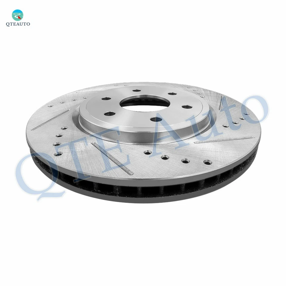 Juego 4 rotores de freno perforados delanteros 296 mm-traseros 308 mm para Nissan Pathfinder 2005-2012 Foto 2 de 4