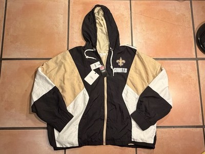 Women's WEAR By Erin Andrews Black New Orleans Saints Quilted Bomber Jacket