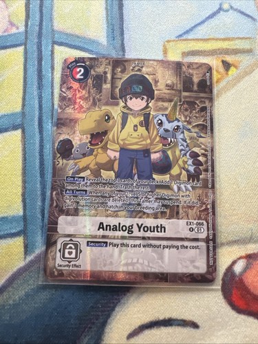 BT21 Limited Card Park Digimon Card Analog Youth EX-066 NM English