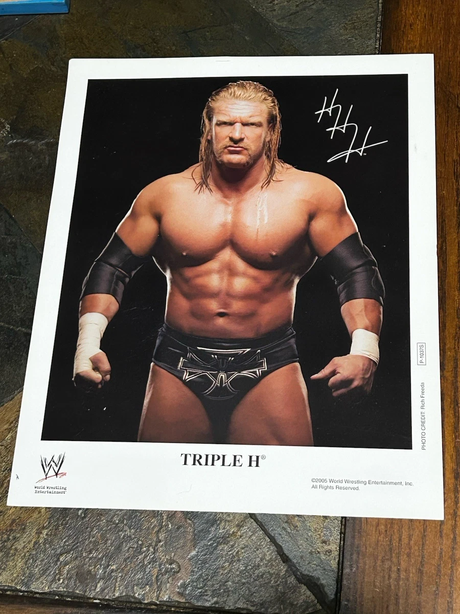 トリプルＨ　直筆サイン色紙（外国人プロレスラー　WWEスーパースター） triple h signed products for sale | eBay