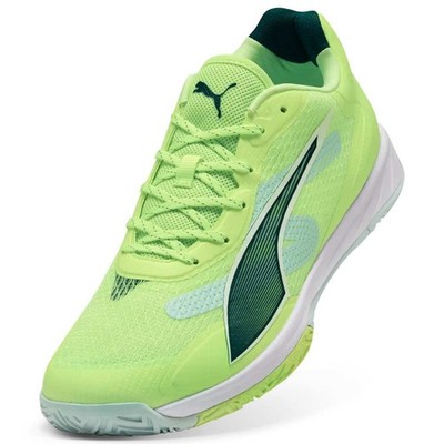 PUMA Accelerate Turbo 4, Handballschuhe, Fizzy Light-Green Terrain-PUMA White-PU