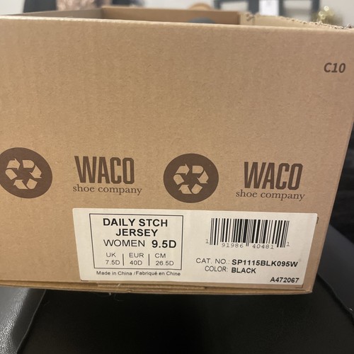 SPENCO Waco Women’s Comfort Shoes Black 9.5D - Picture 4 of 4
