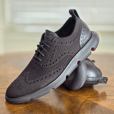 Cole Haan Zerogrand Stitchlite Black Knit Oxford Shoes C35744 Men's Size 8 New