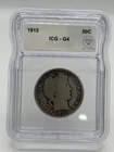 1915 Barber Half Dollar ICG G-4