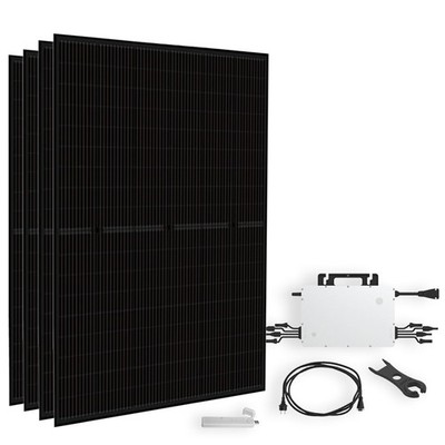 1800W Solaranlage Solar-Direct Einspeisung Full Black HMS-2000-4T Offgridtec