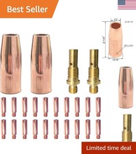 Efficient 0.035" Mig Accessories: Contact Tips, Nozzles Diffusers for Welders