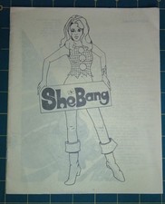 She Bang #1 Ralph Fancone fanzine fantascienza Dennis Peterson Noel Dahlke