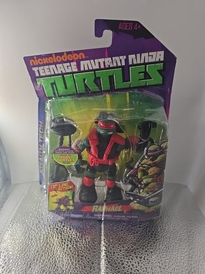 Teenage Mutant Ninja Turtles Raphael Zip Line TMNT Nickelodeon Figure - NEW!