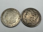 1901 O & S 2 coin Lot Morgan Silver Dollar $1 Circulated Ungraded Uncertified — photo 1