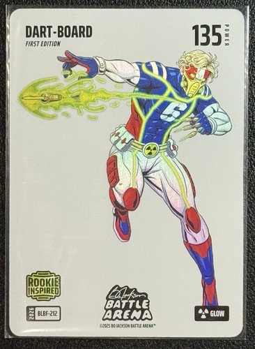 Jackson Dart Blizard Glow ROOKIE! Bo Jackson Battle Arena Dart-Board 135 POWER!