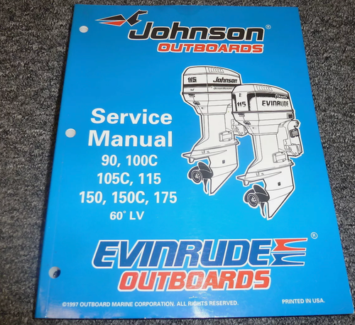 1998 Johnson 90 100 C 105 C 115 150 C 175 HP Service Shop Manual OEM 520210